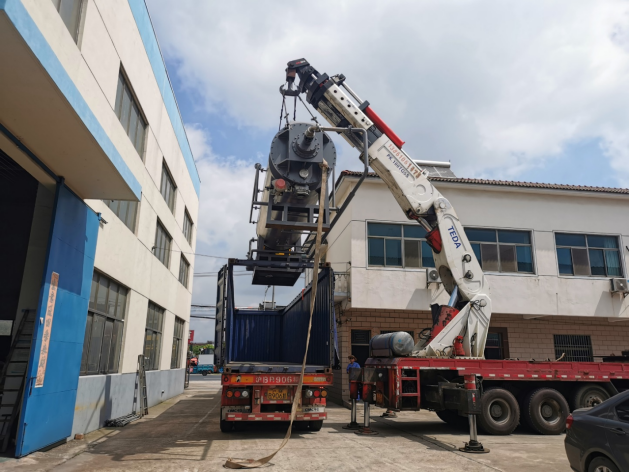 PZG-5000 Vacuum Disc Dryer being shipped to Malaysia