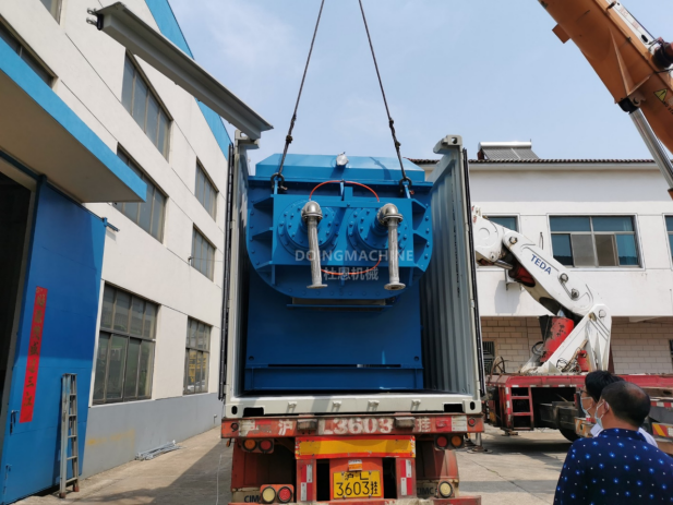 KJG-100 Paddle Dryer being shipped to Poland