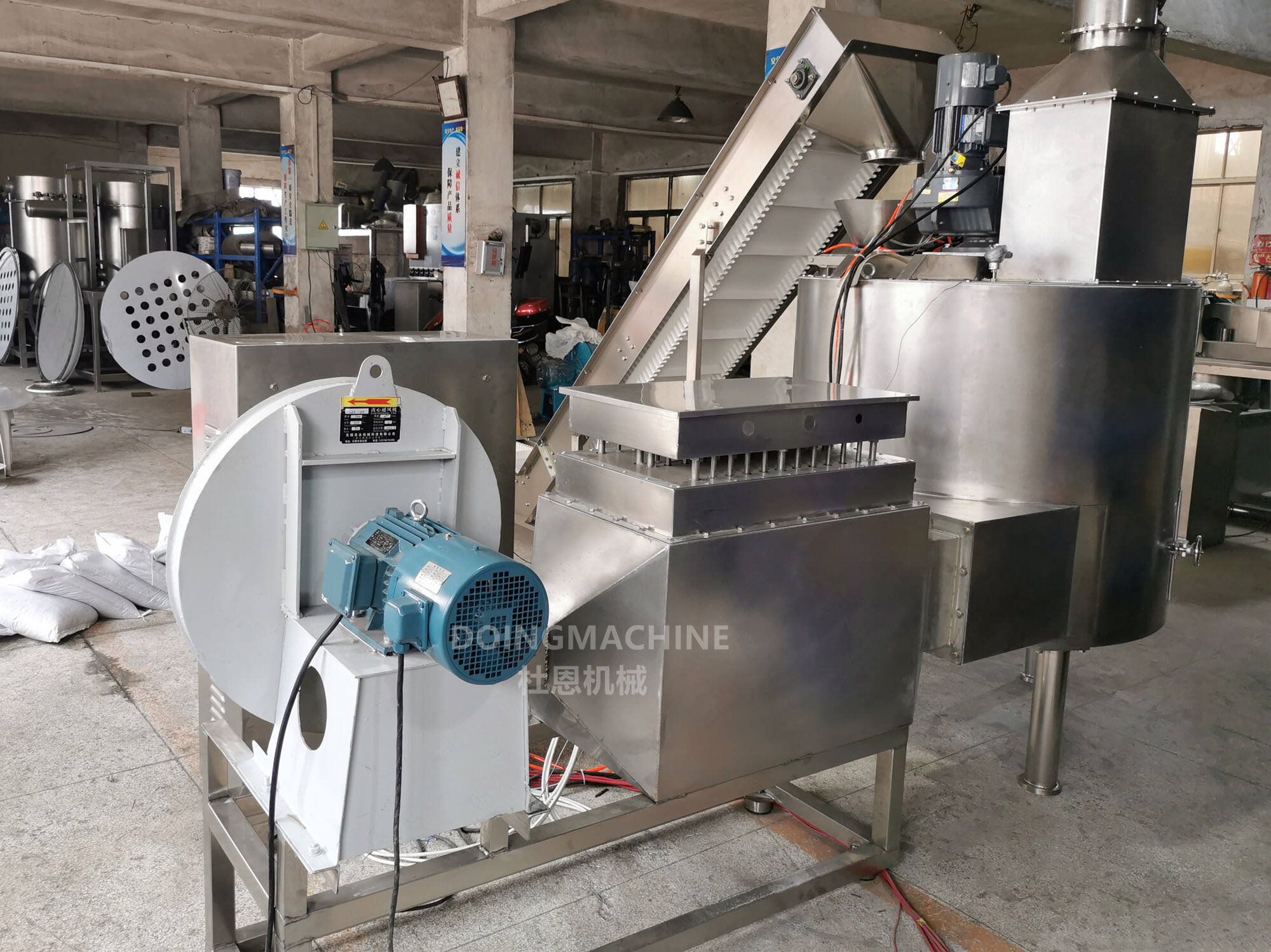 BSF larvae maggots insects hot air dryer supplier