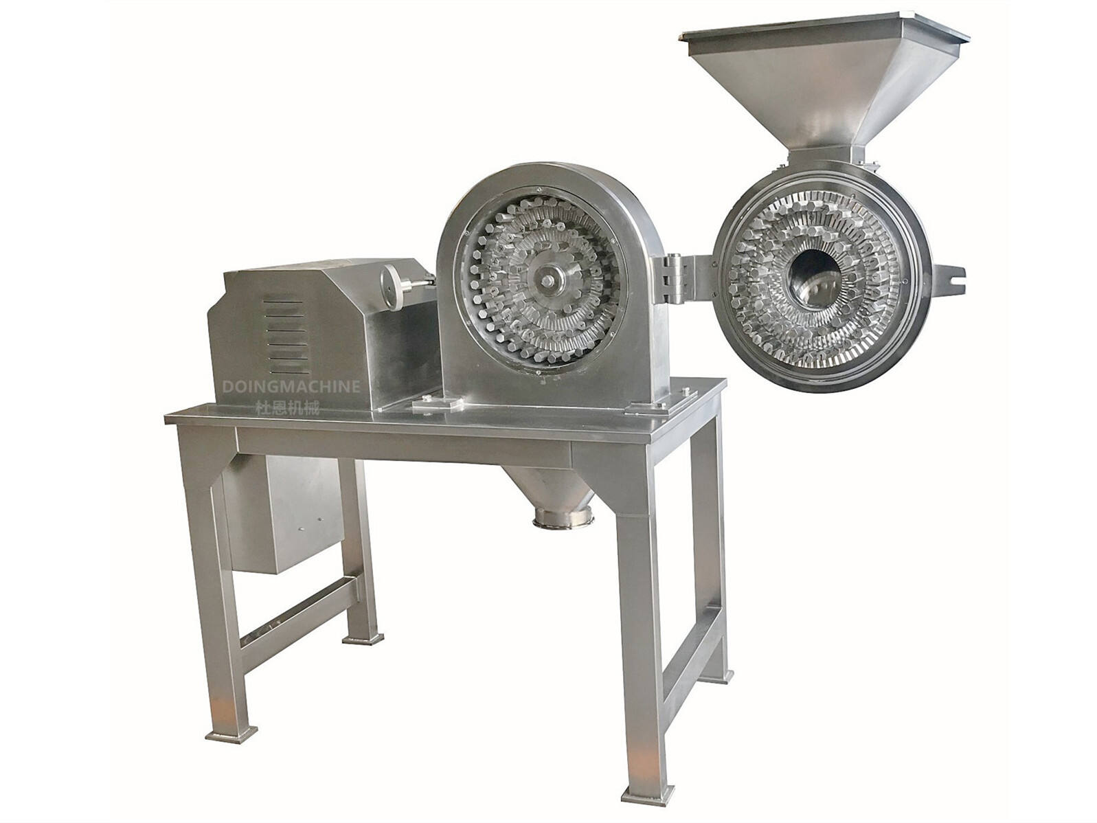 Stainless steel industrial impact disc pin mill for rice corn grain factory