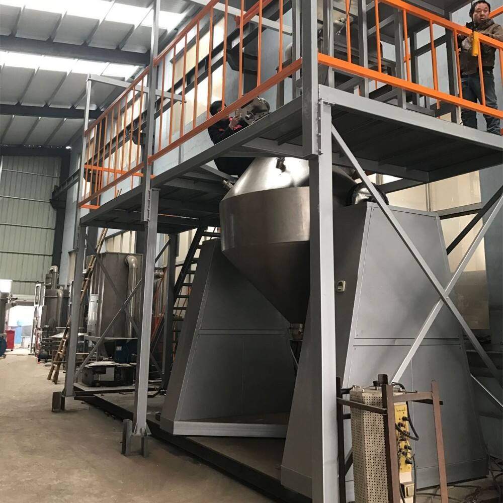 Double cone dry powder mixer blender manufacture