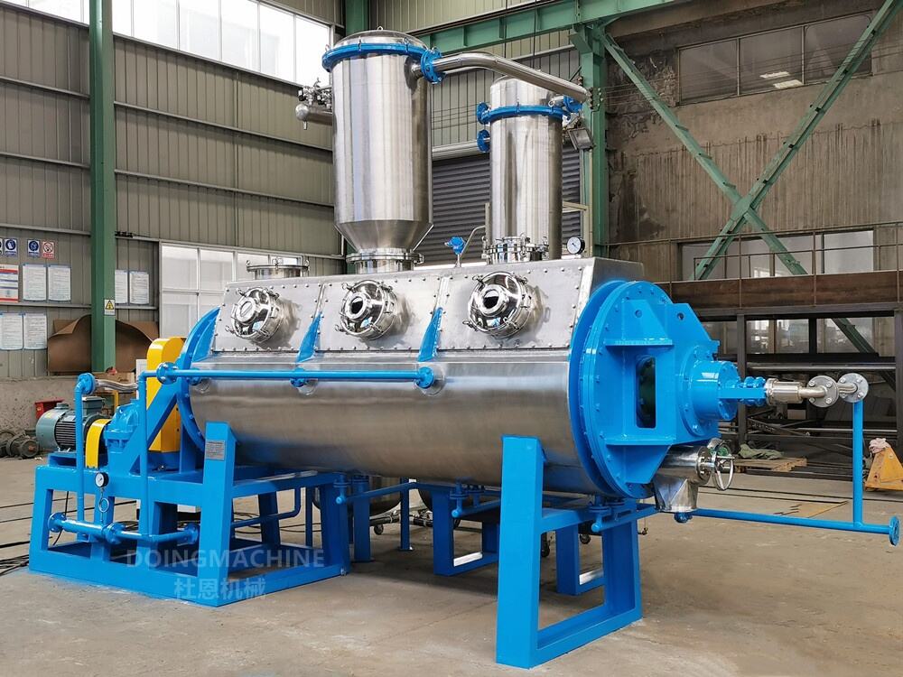 PZG series low temperature rotary vacuum paddle dryer for sludge manufacture