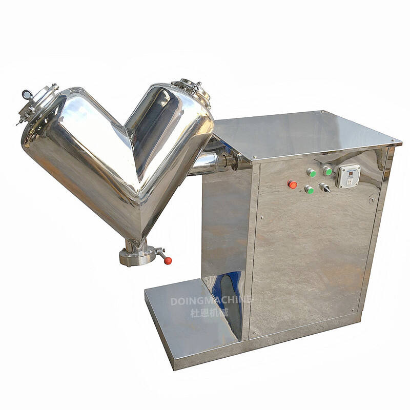 V shape dry powder mixer manufacture