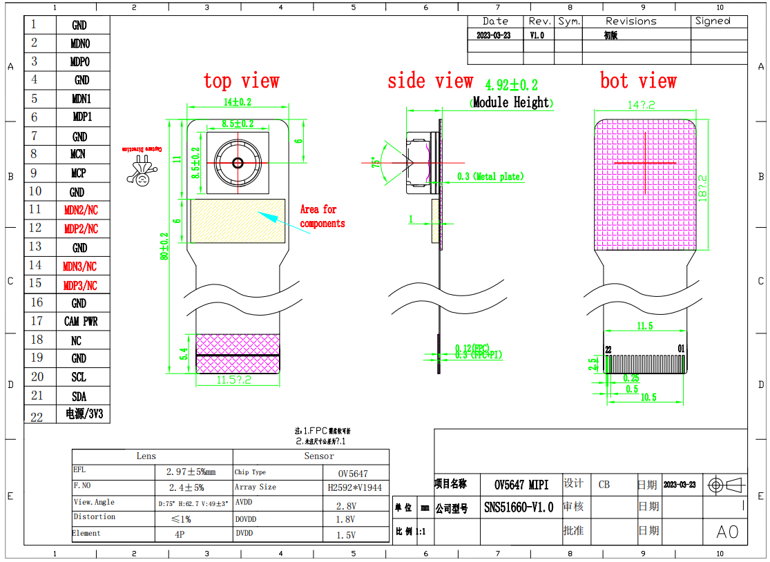 ov5647 camera module rasp