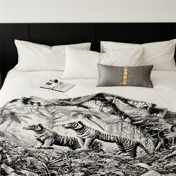 Elevate your bedding game with a queen size knit blanke