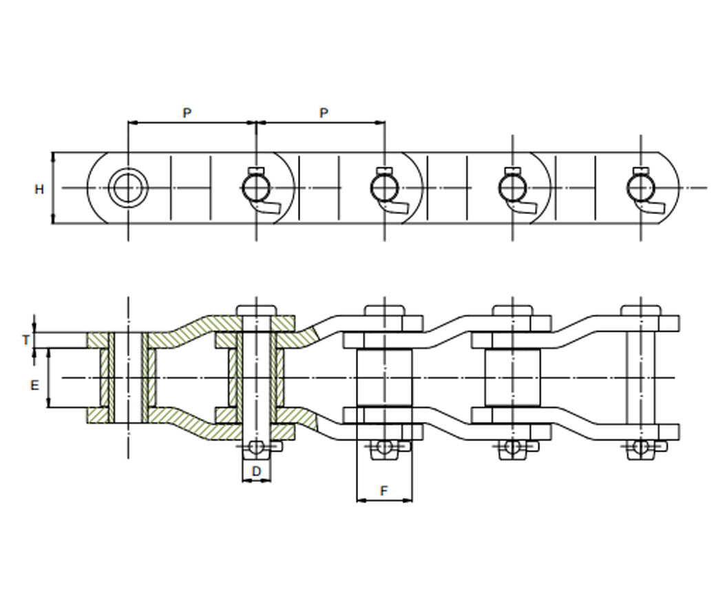 5027 Engineer Chain HEAVY DUTY DRIVE CHAIN details