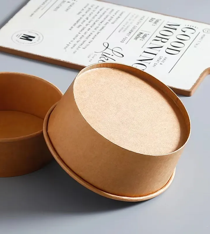 Microwave and Freezer Safe: Yinbaili Packing's Kraft Paper Bowls for Versatile Use