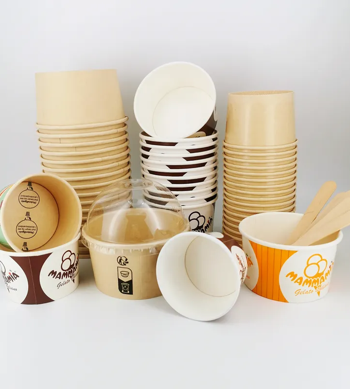 Yinbaili Packing's Durable Disposable Paper Cups - Ideal for Office and Parties