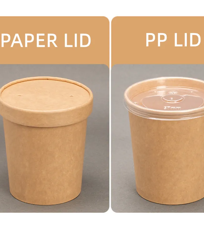 Versatile Kraft Paper Cups for Hot and Cold Beverages