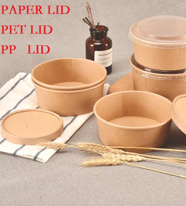 Versatile and Durable: Yinbaili Packing's Kraft Paper Bowls for Any Dish