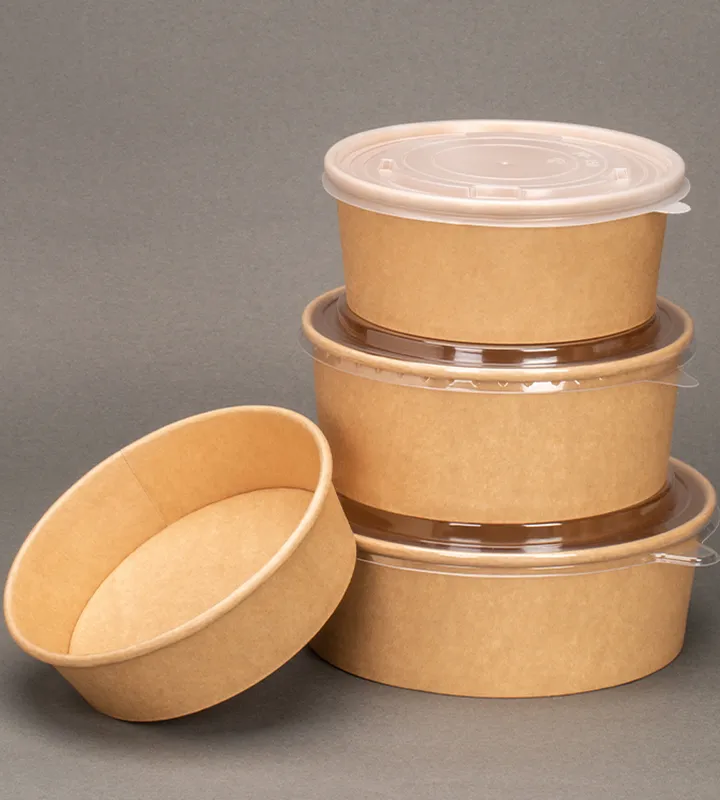 Microwave and Freezer Safe: Yinbaili Packing's Kraft Paper Bowls for Versatile Use