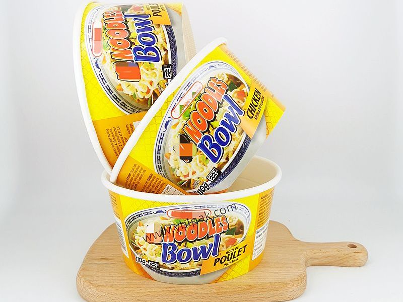 Large Capacity Noodle Paper Bowl For Hearty Meal