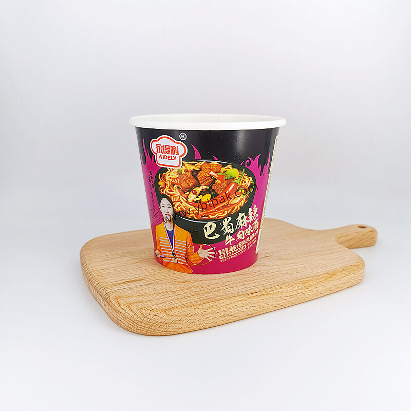 600ml Double layer paper cup for instant noodle ramen