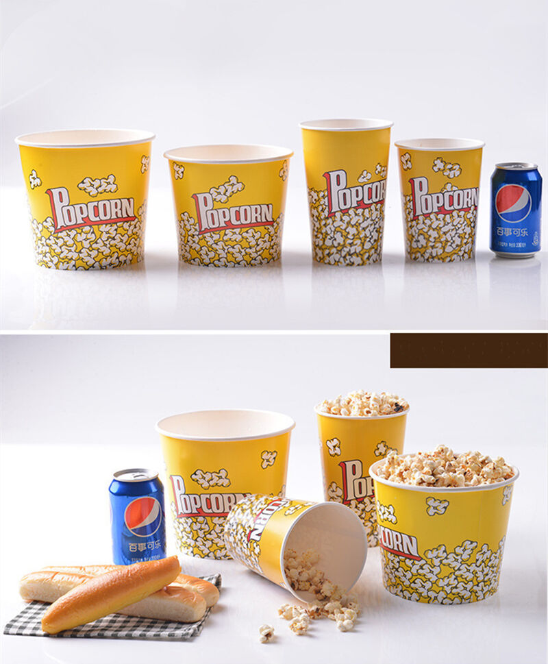 Big customized paper basket for popcorn manufacture