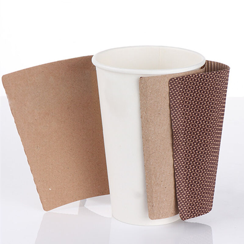 Ripple corrugated paper cups for coffee hot drink supplier