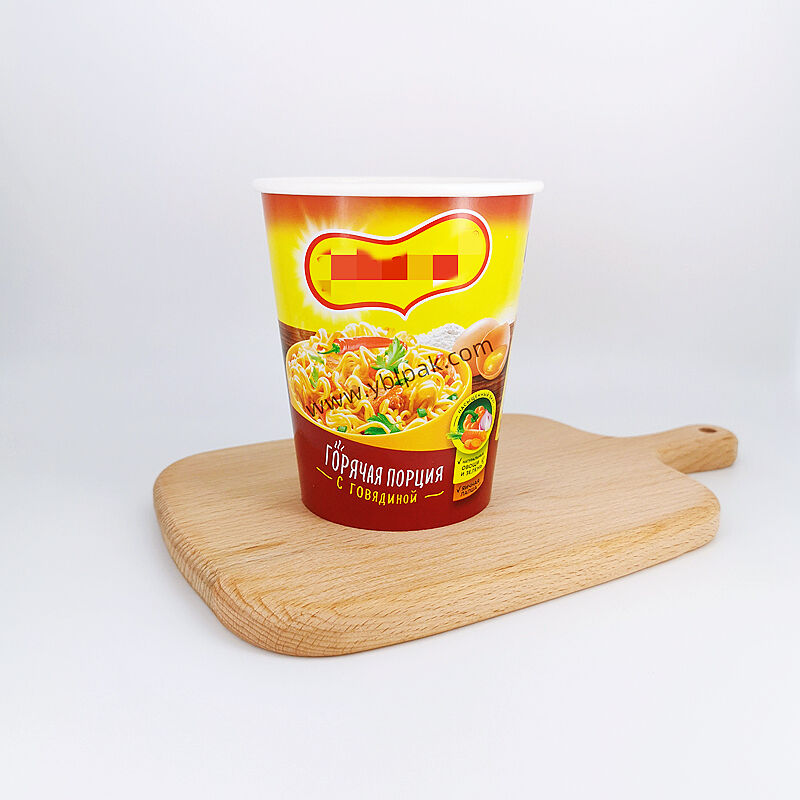 560ml Double layer paper cup for instant noodle ramen