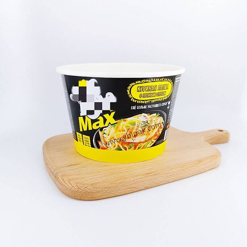 955ml Double layer paper cup for instant noodle ramen