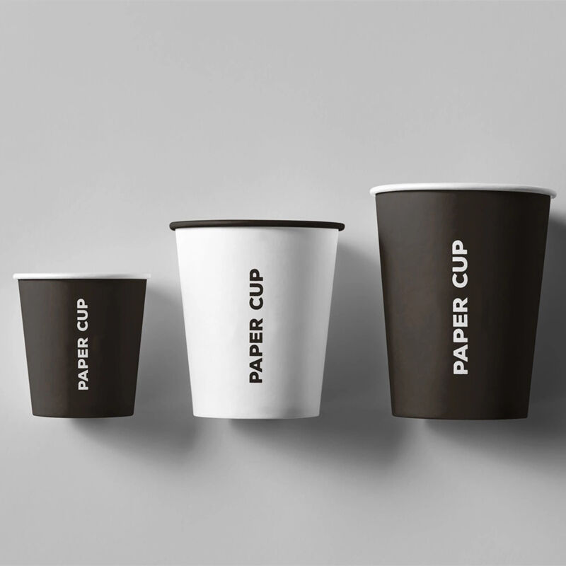 Single layer paper cups for coffee hot drink supplier