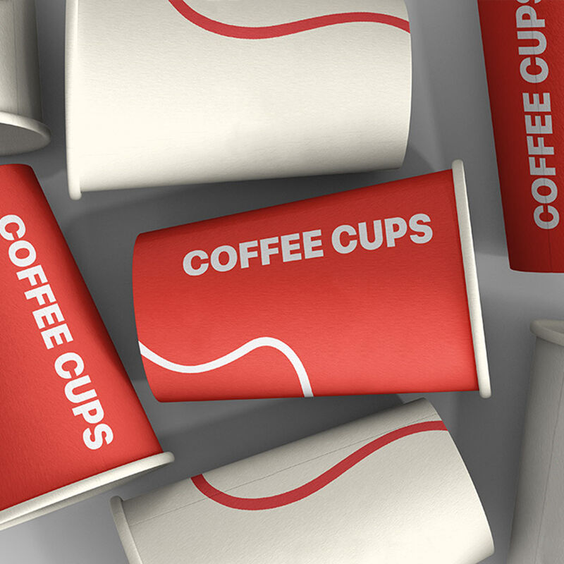 Single layer paper cups for coffee hot drink manufacture