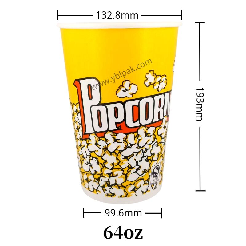 Big customized paper basket for popcorn supplier