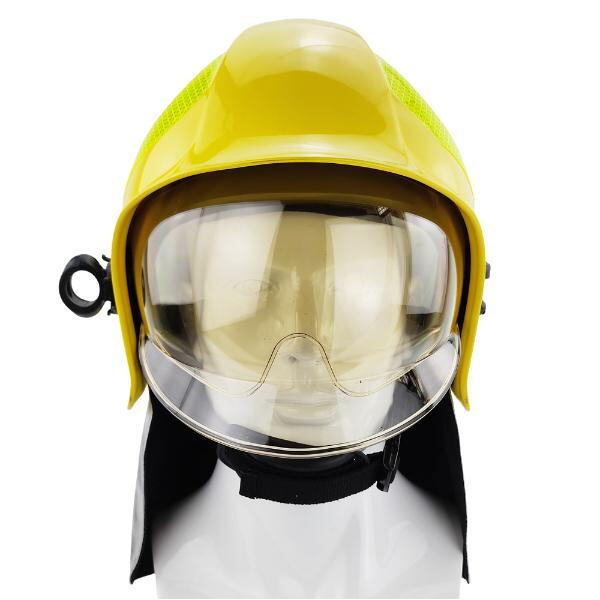 EU認証取得の防火ヘルメットで安全性を守る。