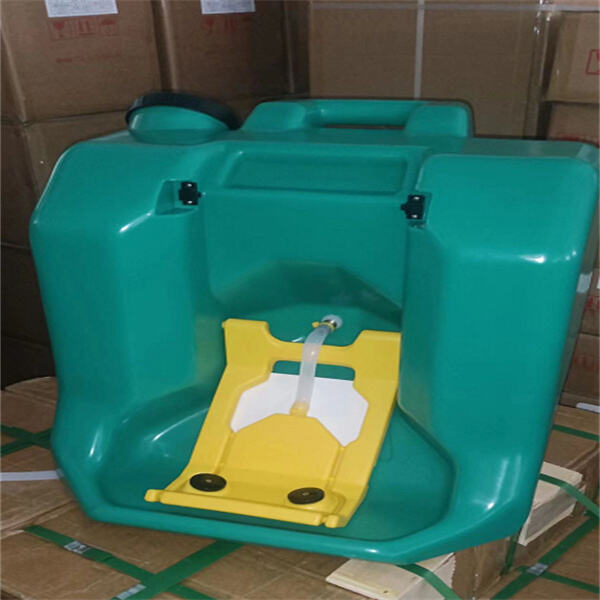 Réponse rapide aux blessures oculaires avec une station de lavage oculaire portable