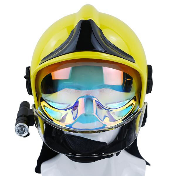 Korean Fire Helmets stand out