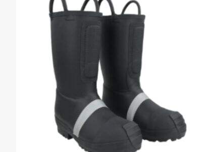 The commonly used materials for firefighter suits are PBI and NOMEX