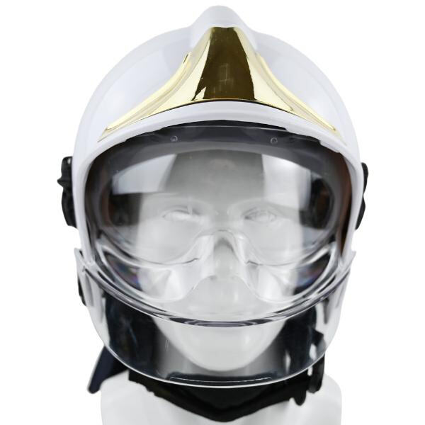 Zerlegen eines Feuerwehrhelms