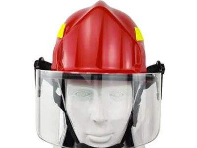 What do the colors of fire helmets represent?