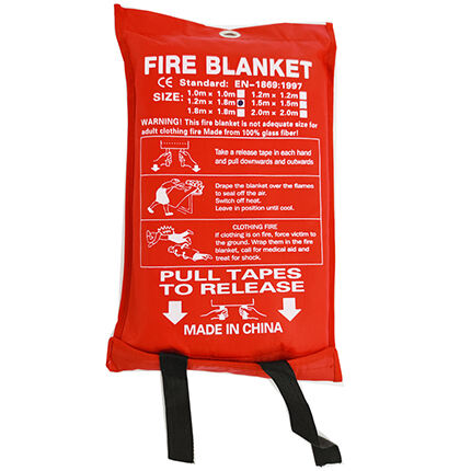 100% Fiber Glass EN1869 Certified Fire Blanket SOFT BAGS