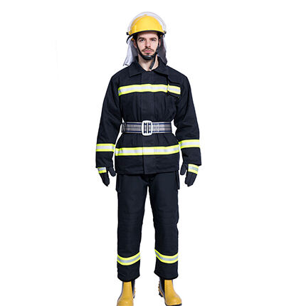 02-Style Four Layer FR Cotton Fireman Training Suits（Style 02）