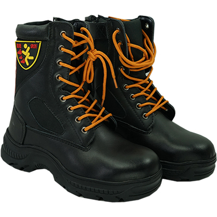 Cheap Emergency FireFighter Leather Boots (RJX-0)