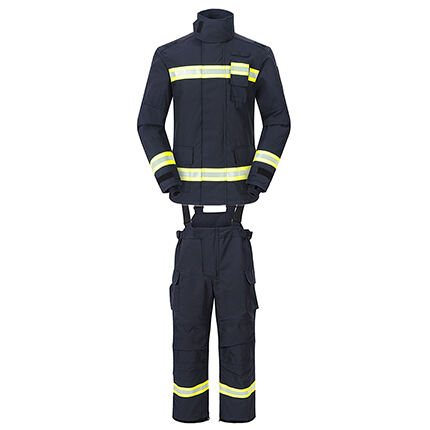 EN469 CERTIFICATED 17-Style Four Layer Fire Fighting Suits(Style-17))