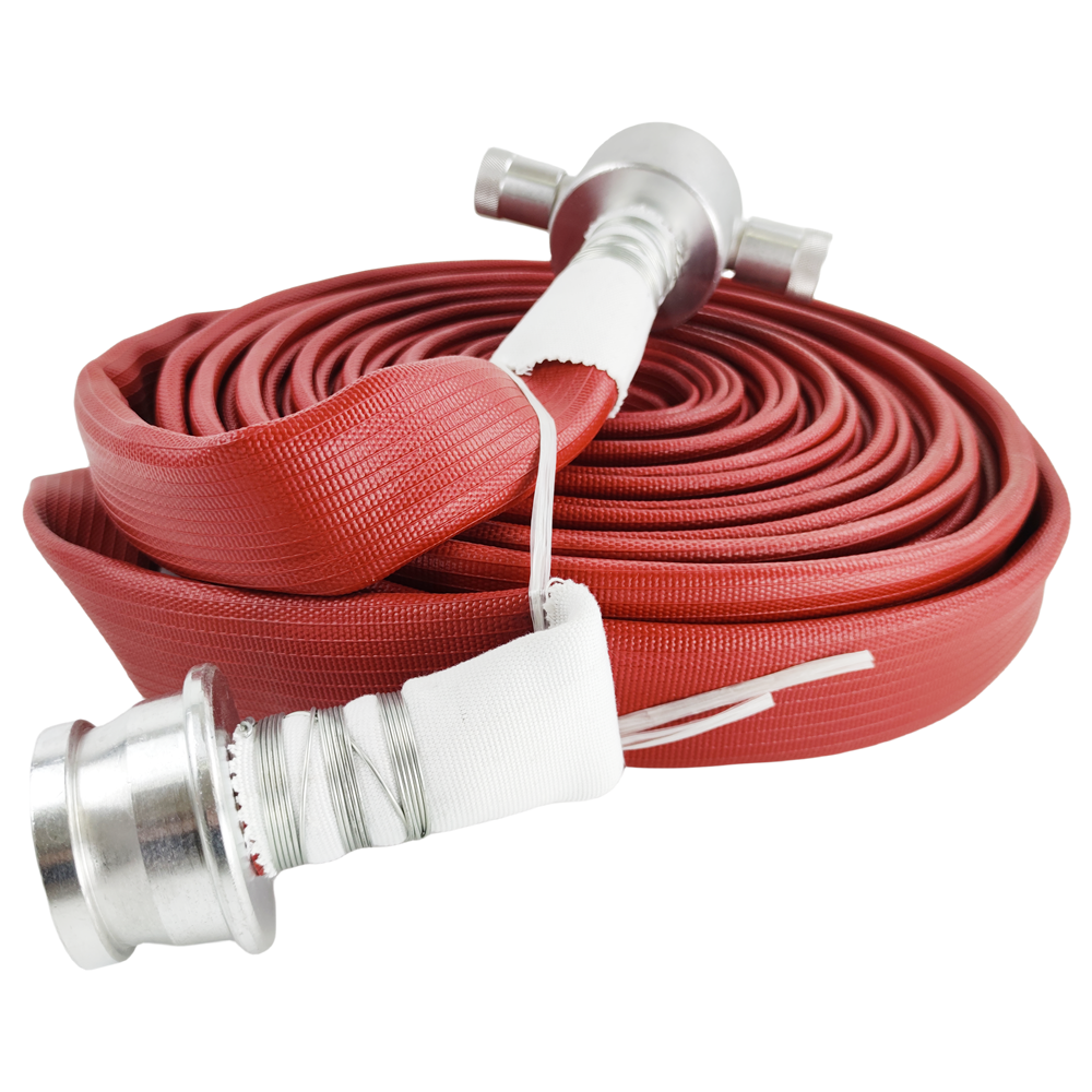 ANBEN FIRE RED COLOR Synthetic DOUBLE RUBBER FIRE HOSE(AB-ARH)