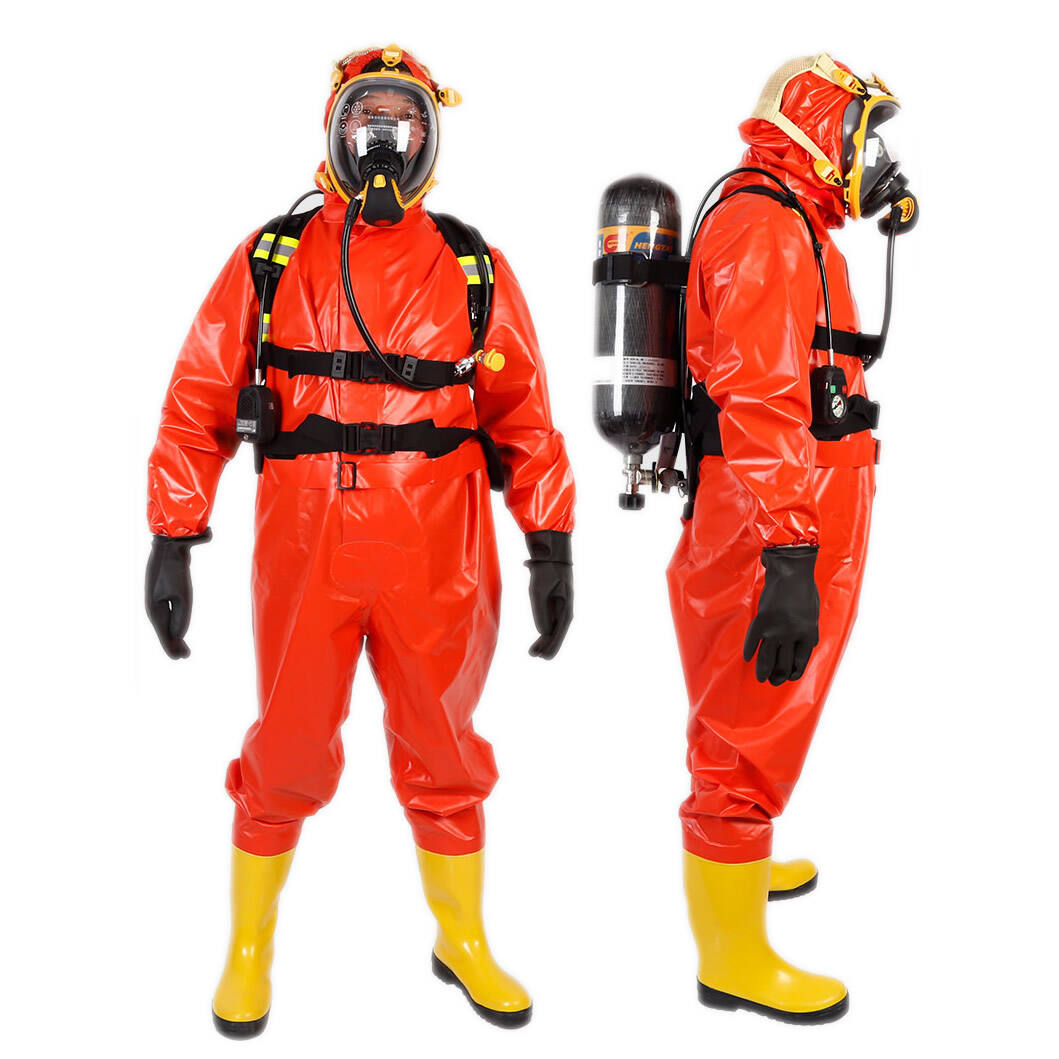 ANBEN FIRE High quality simple semi-enclosed fire chemical safety protective clothing for sale(RFH-01)