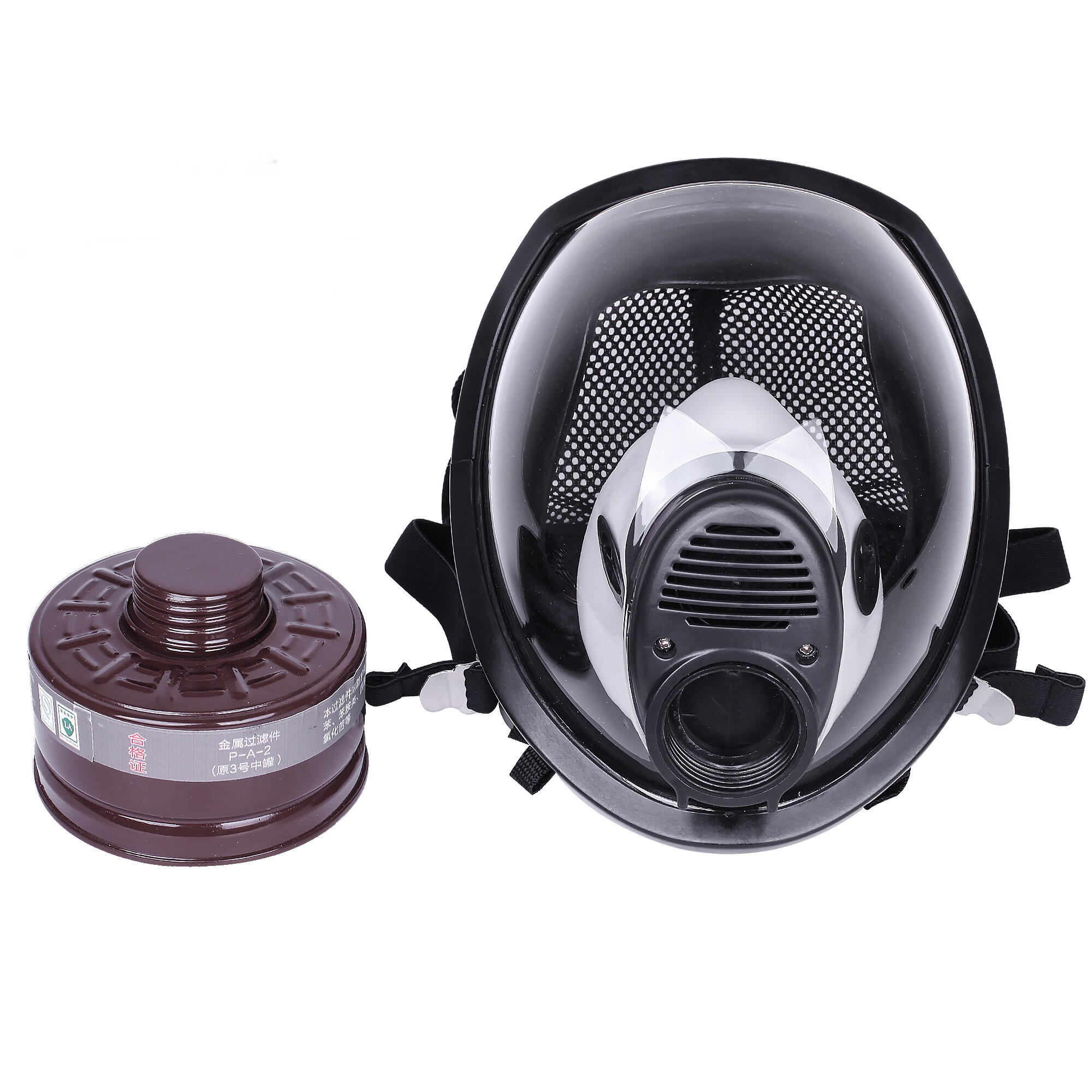 ANBEN FIRE High quality Reusable and Adjustable-size Full-face Spherical Gas Mask (ABFM202A)