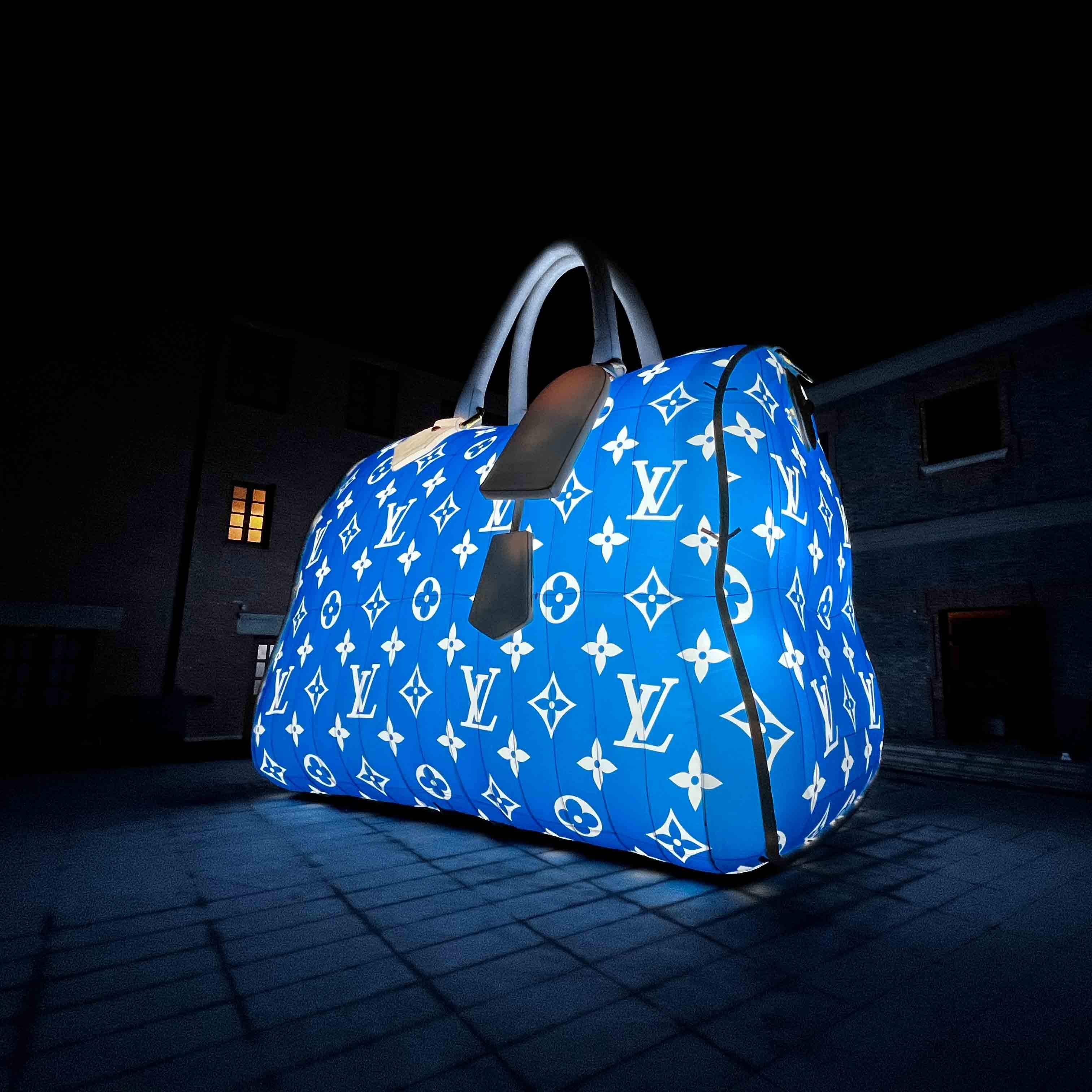 In 2023 One of the most outstanding works of AERO inflatable - the giant inflatable LV bag makes a high-profile appearance!