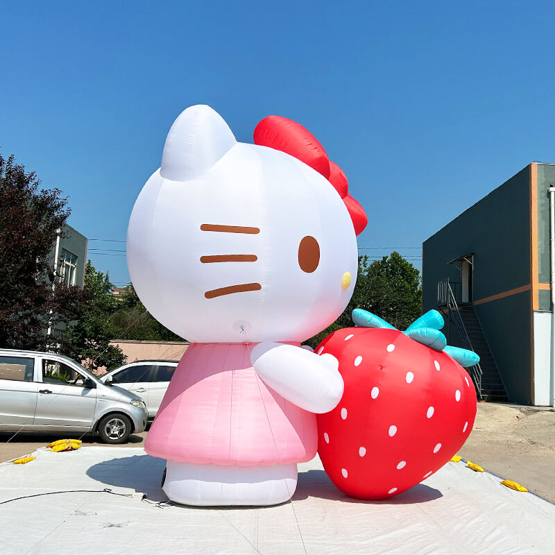 Inflatable Hello Kitty with lights