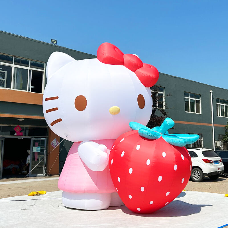 Inflatable Hello Kitty with lights