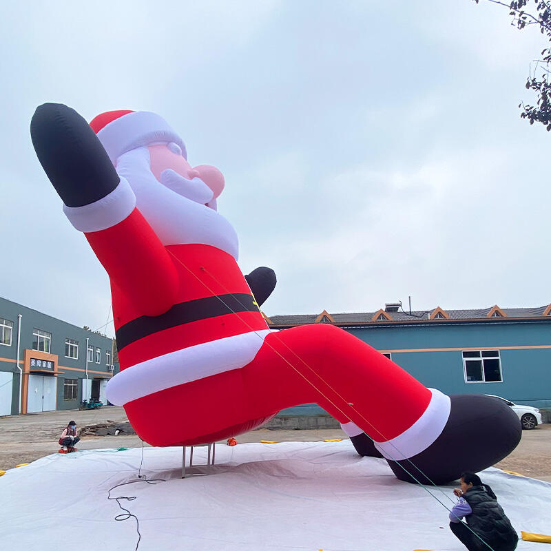 Aero Lying Inflatable Father Christmas