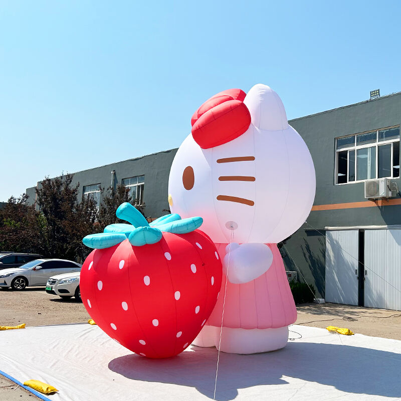 Inflatable Hello Kitty with lights