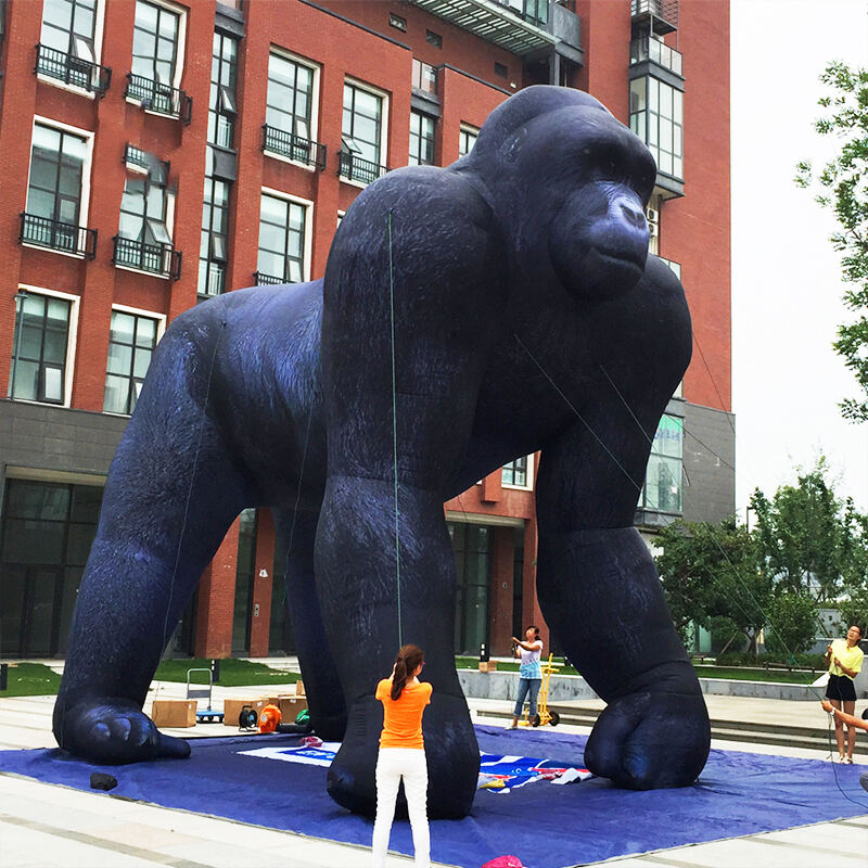 Inflatable giant simulated Chimpanzees