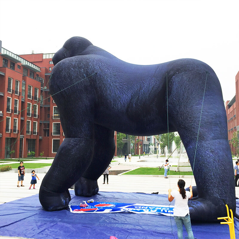 Inflatable giant simulated Chimpanzees