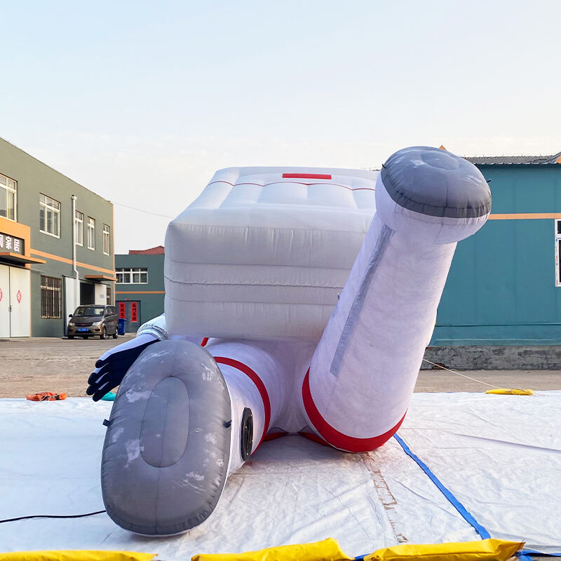 Inflatable astronaut with lights