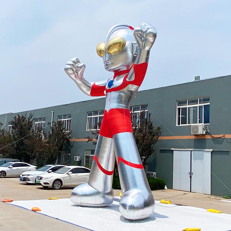 Inflatable giant ultraman