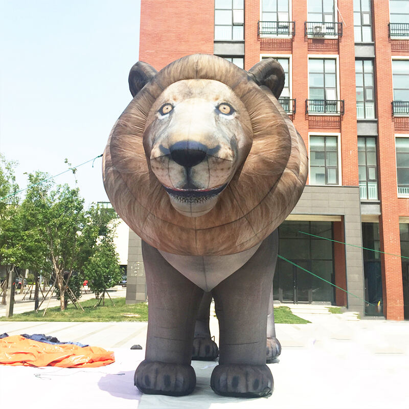 Inflatable giant simulated Lion