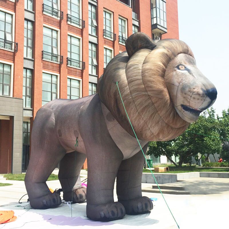 Inflatable giant simulated Lion