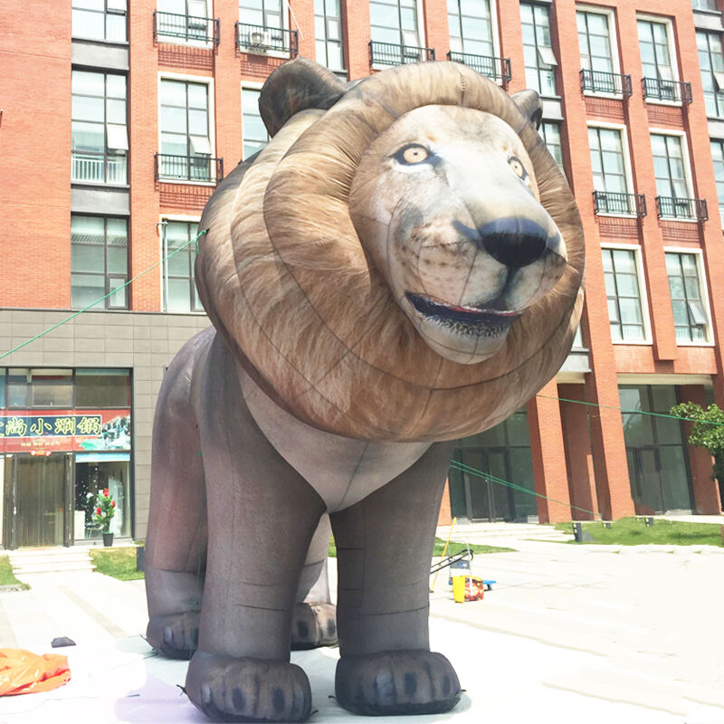 Inflatable giant simulated Lion