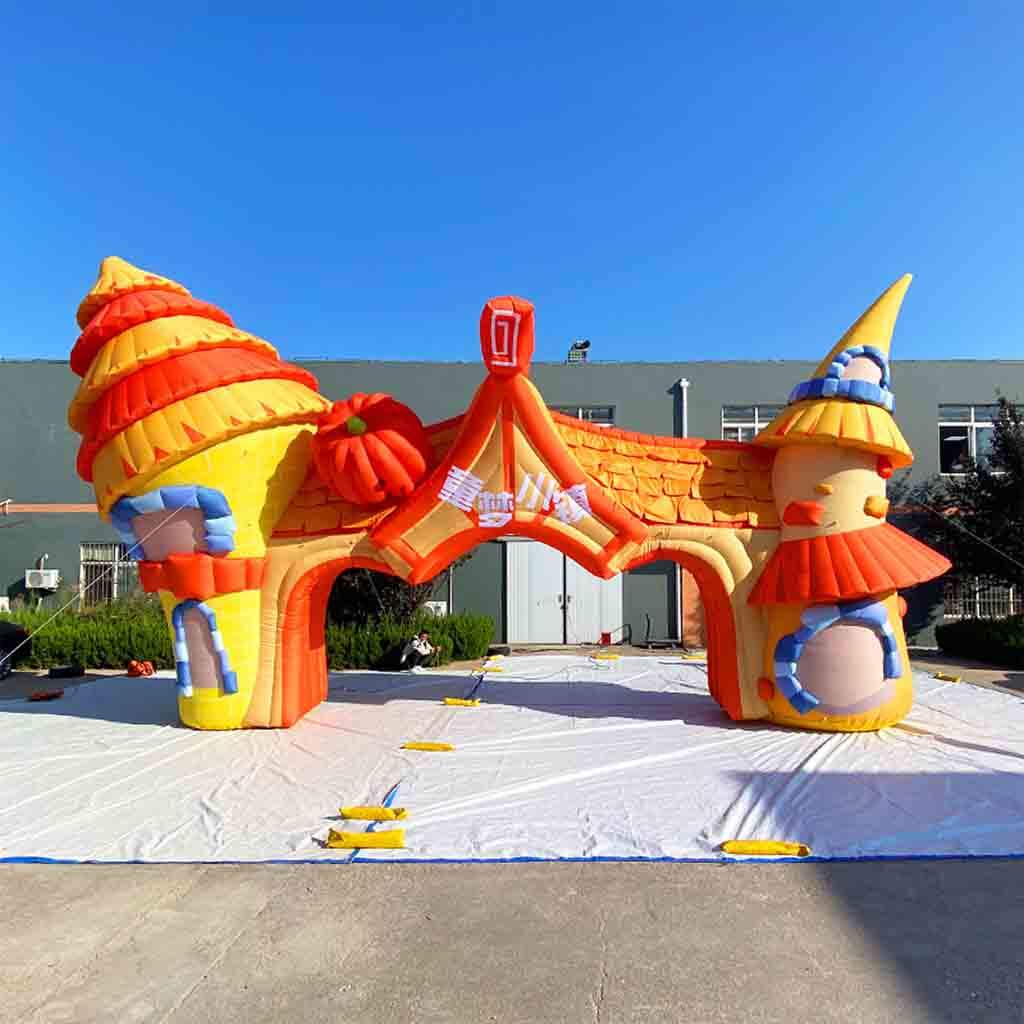 Inflatable Fairytale Town Customized Arch